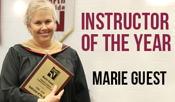 Marie Guest Named Instructor of the Year