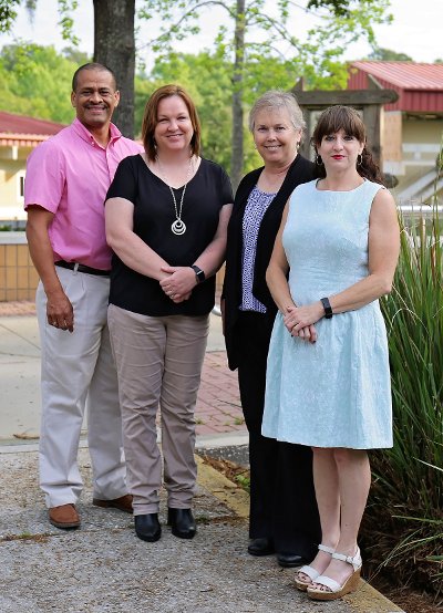 NFCC Professors Palomino, Ginn, Guest and Brave Heart