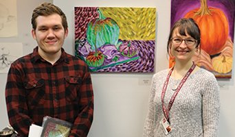 Student Nathan Heburn Art Featured on NFCC Holiday Card 2018