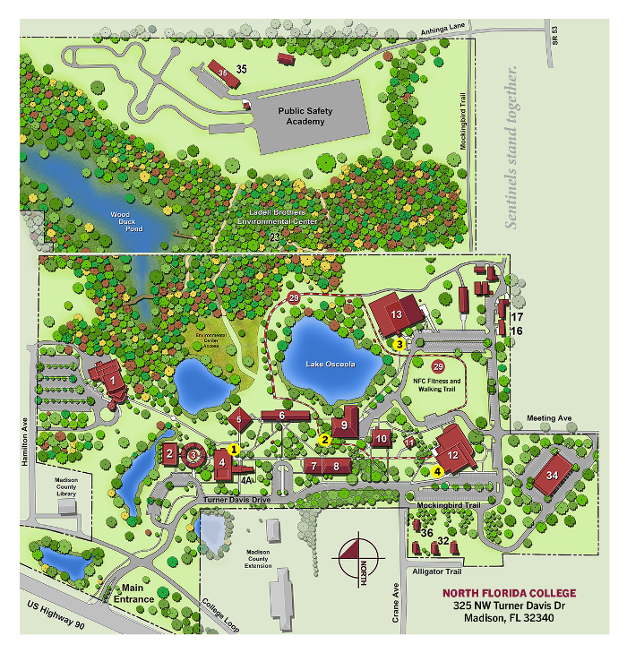NFC Campus Map Image 2021