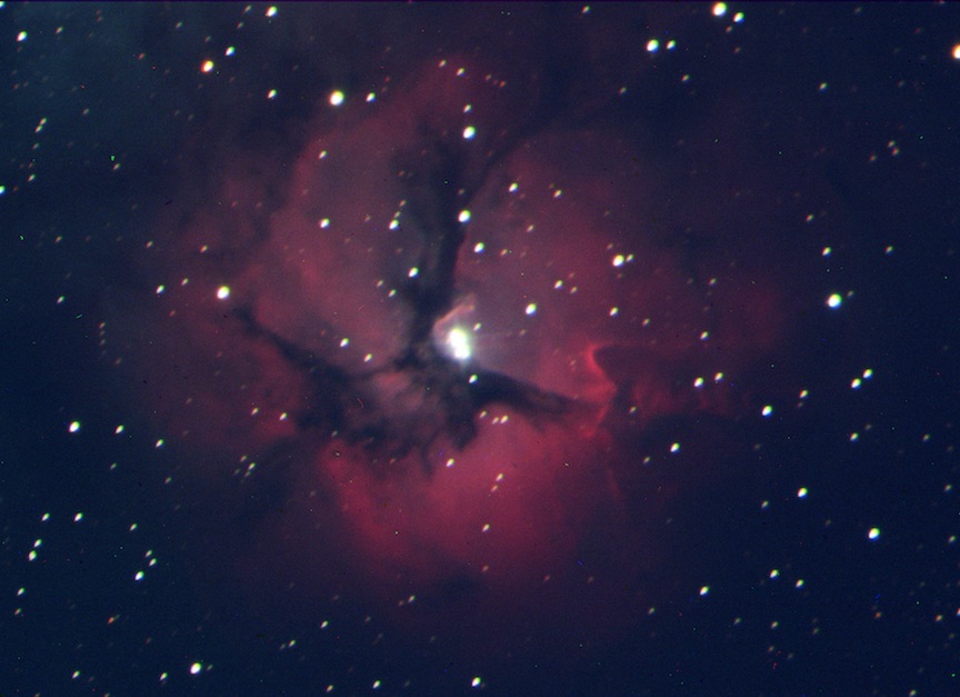 Trifid Nebula RGB