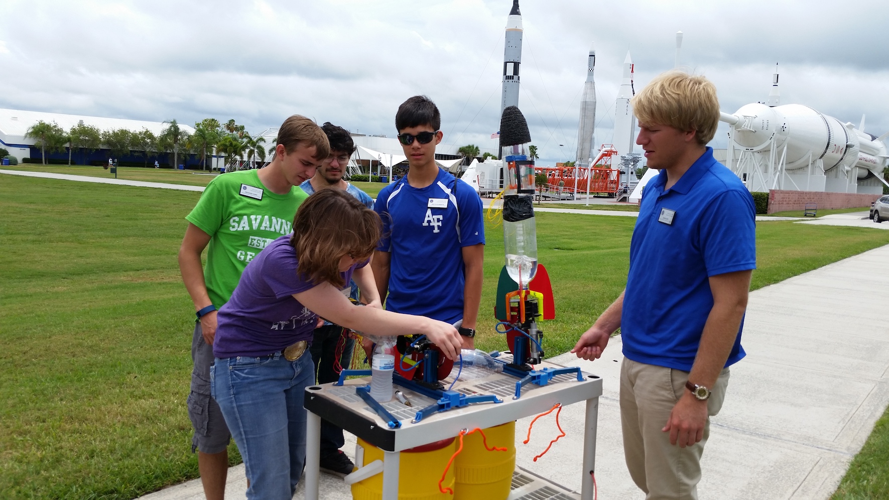 NASA 2016 Rocket Launch Preparation