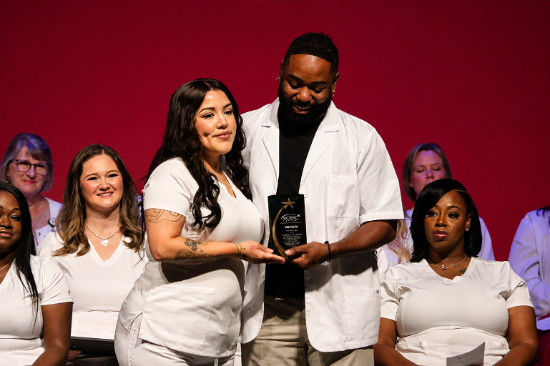 LPN to RN Bridge SGMC Award recipient Amie Mendez, Madison County