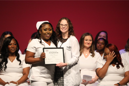 Practical Nursing Nursing Leadership Award recipient Kelsie Peacock, Madison County