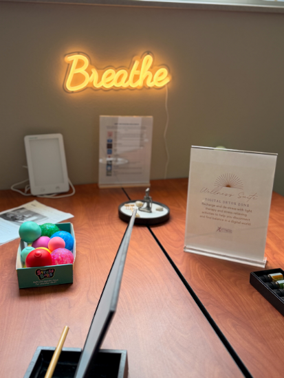 Wellness Suite digital detox zone