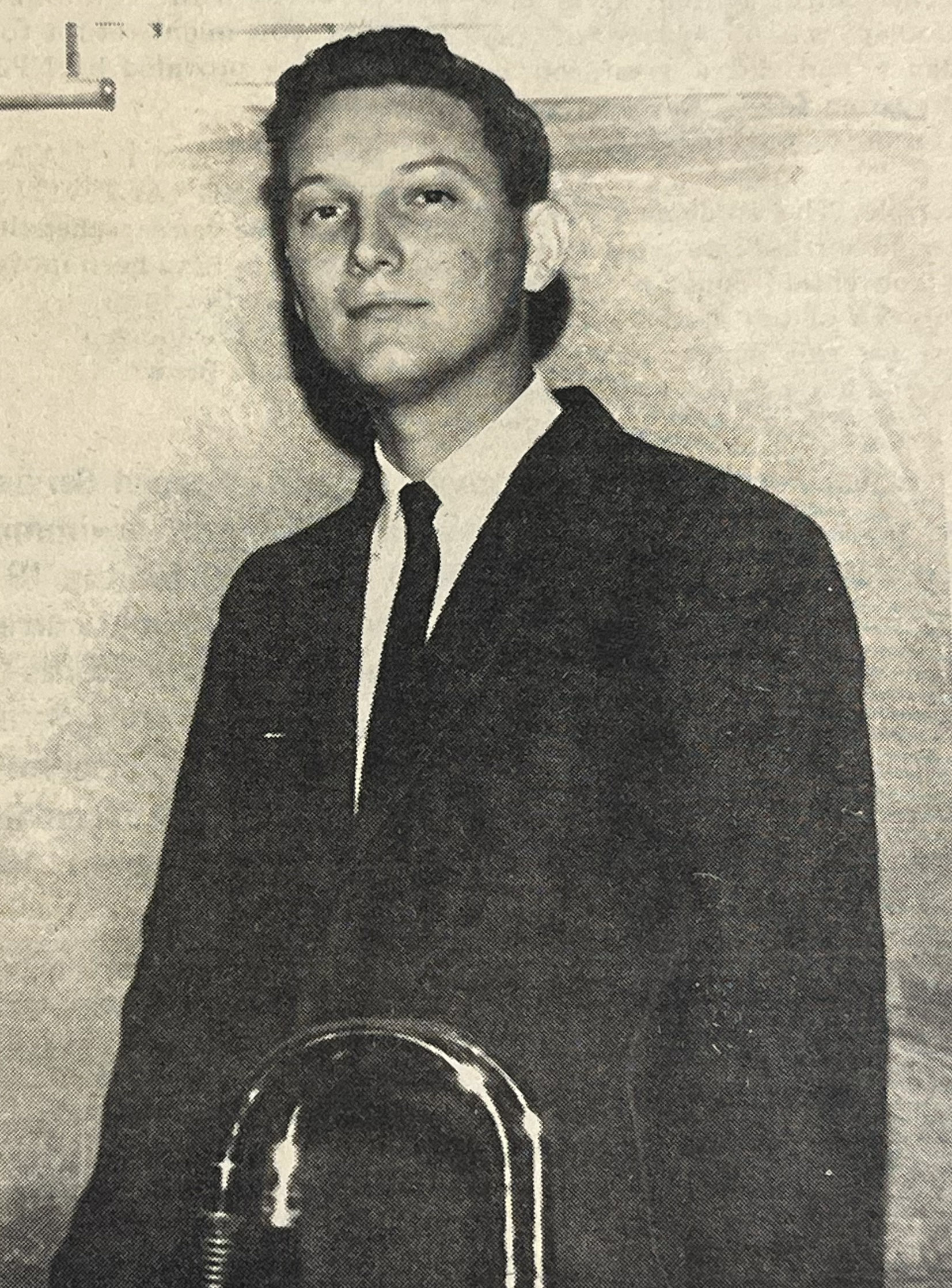 Gene Stokes 1971 classroom lab photo