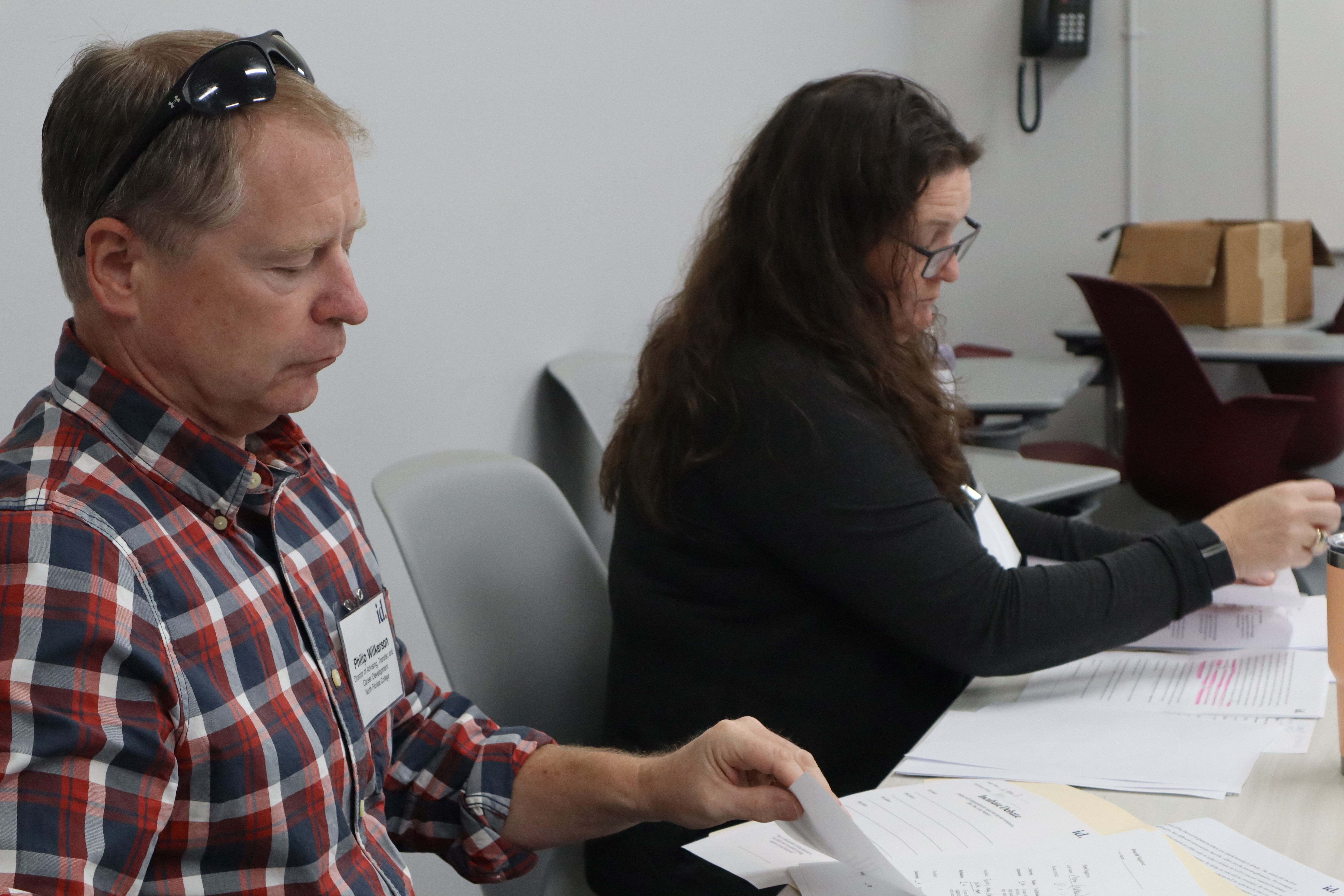 Judges use a rubric to score debaters