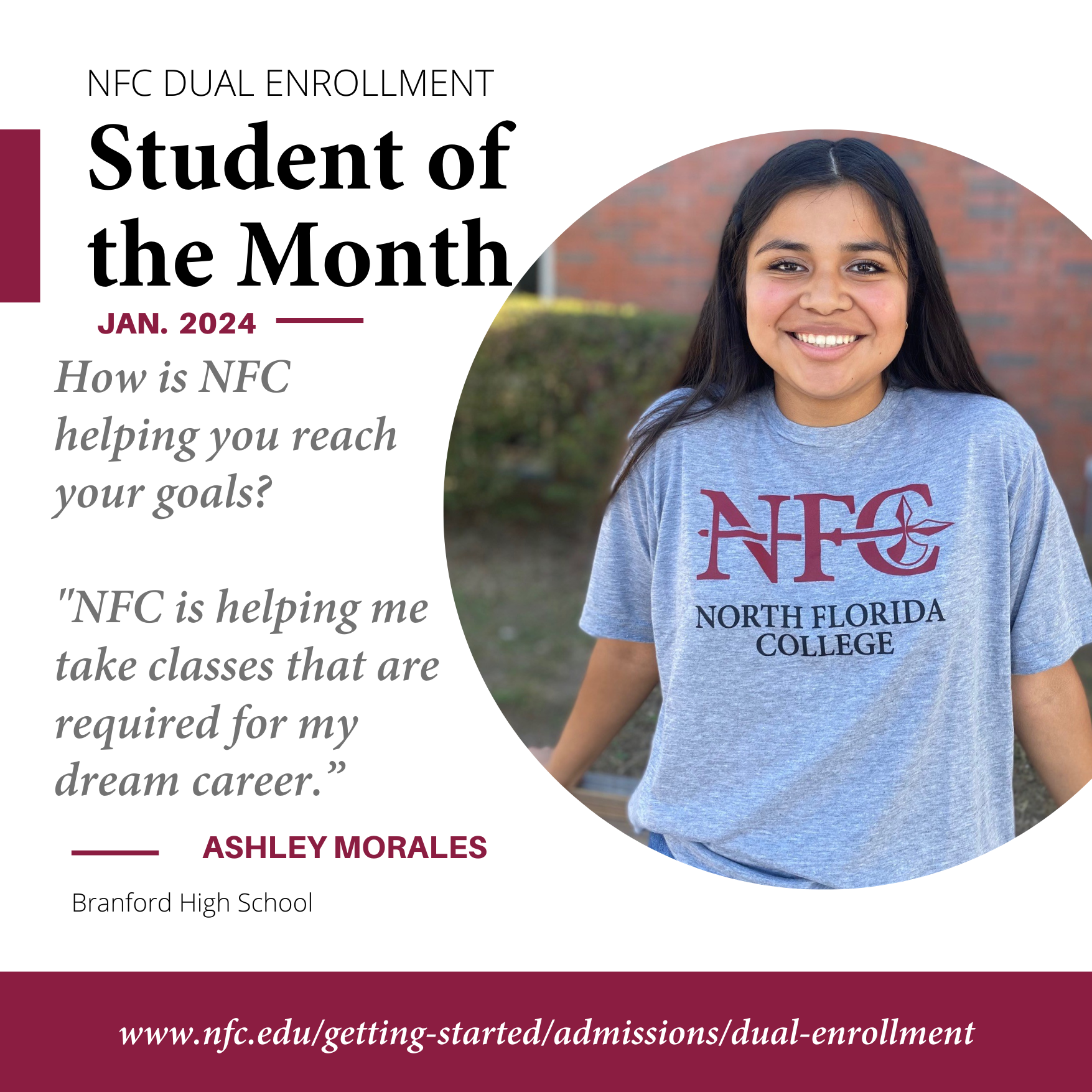 January Student of the Month January Student of the Month